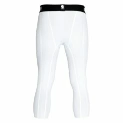 BLINDSAVE 3/4 Compression Tights WHITE -Women Sports Elegant Store kb9905b2513d5aec7713390202a46b2be