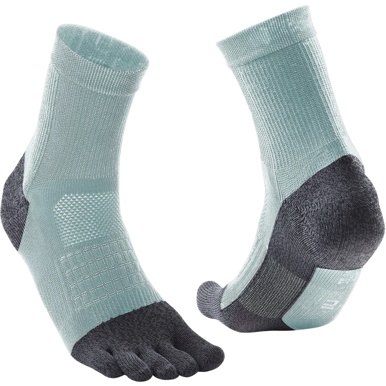 KIPRUN Running 5-Toe Socks Run 900 BLACK/Fluo lime yellow 1 KIPRUN Running 5-Toe Socks Run 900 BLACK/Fluo lime yellow