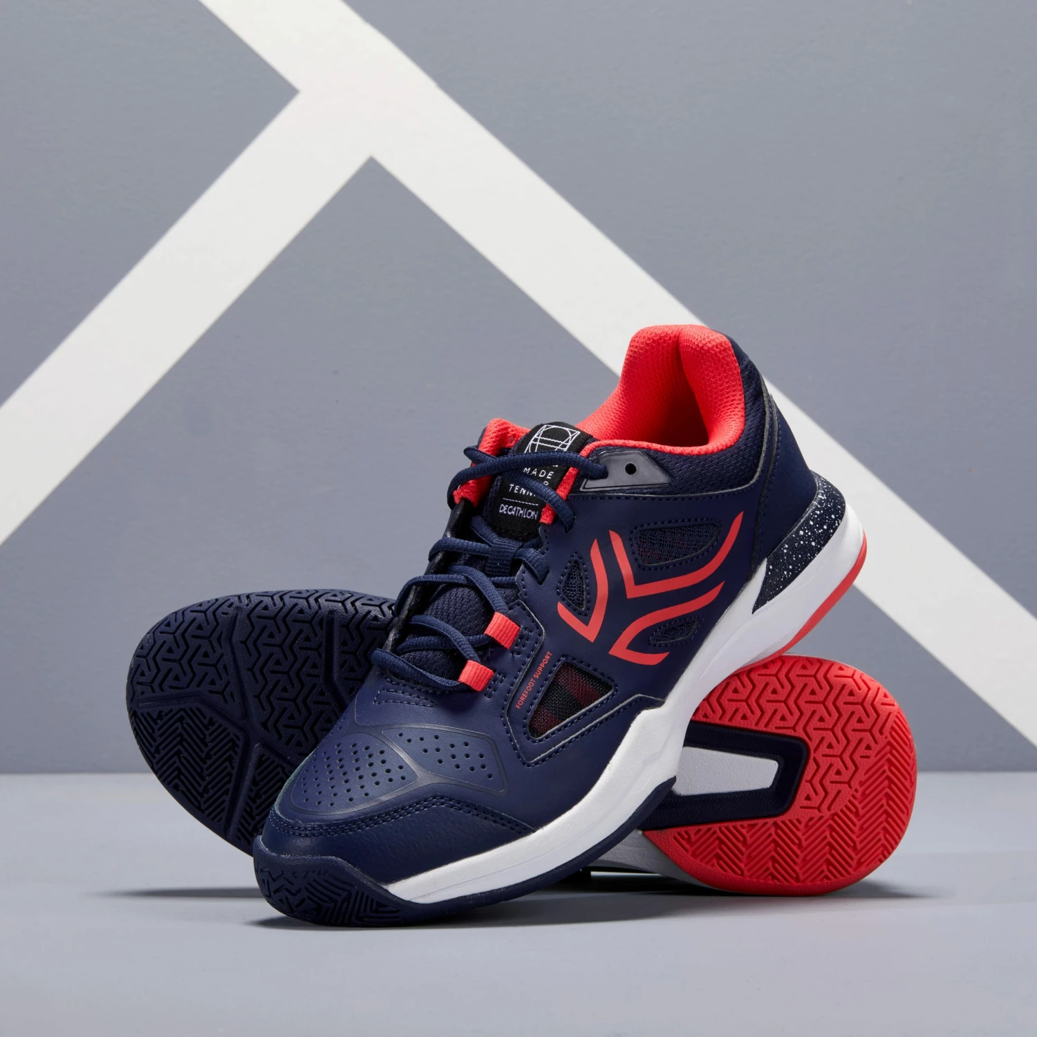 ARTENGO Women's Tennis Shoes TS500 Navy blue 6 ARTENGO Women's Tennis Shoes TS500 Navy blue - Image 6