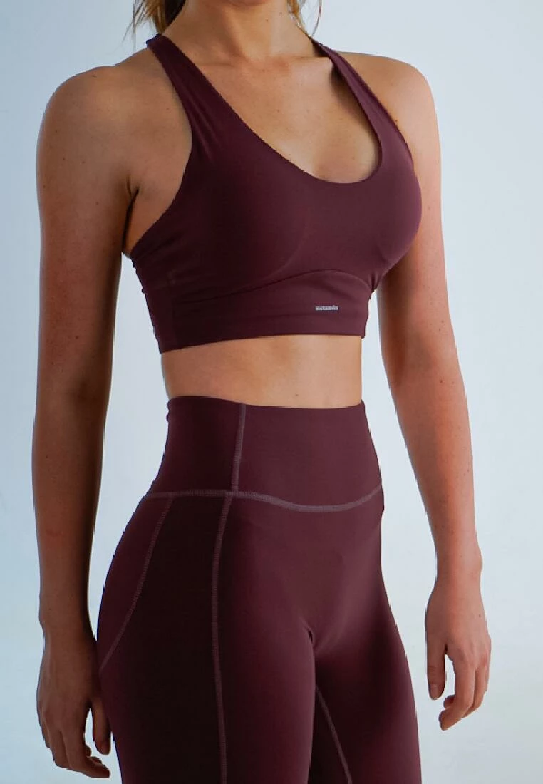 METANOIA THE LABEL Bare Sensations Naked-feel Sports Bra Burgundy 4 METANOIA THE LABEL Bare Sensations Naked-feel Sports Bra Burgundy - Image 4