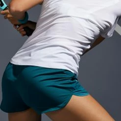 ARTENGO Women's Tennis Shorts SH Dry 500 Verdigris 23 ARTENGO Women's Tennis Shorts SH Dry 500 Verdigris -Women Sports Elegant Store kbca3ff301ac318d49bc656db9d02d9cb