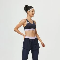 DOMYOS High Support Fitness Sports Bra 900 PURPLE -Women Sports Elegant Store kbdaf616d88bf9b18b1e777d789010892