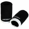ARTENGO TP 100 XL Tennis Wristband BLACK/Snow white
