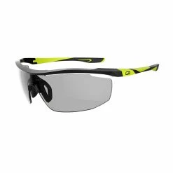 KALENJI RUNPERF PHOTOCHROMATIC ADULT RUNNING GLASSES CATEGORY 1-3 BLACK/Fluo lime yellow