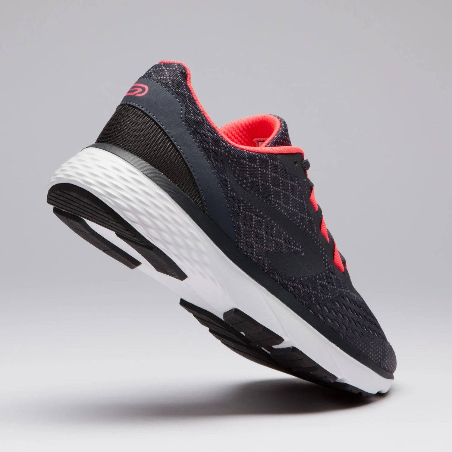 KALENJI RUN SUPPORT WOMEN'S RUNNING SHOES GREY CORAL PINK 6 KALENJI RUN SUPPORT WOMEN'S RUNNING SHOES GREY CORAL PINK - Image 6