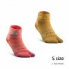 AONIJIE E4805 Sports Toe Socks Mid Top For Outdoor Sport (2 pairs set / Mixed color) MULTI-COLOUR
