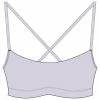 DOMYOS 100 Comfort Women's Cardio Fitness Sports Bra LIGHT BLUE