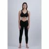 METANOIA THE LABEL Bare Essentials V-shaped waist with drawstring Leggings BLACK