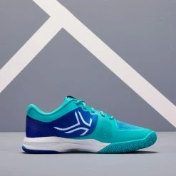 ARTENGO TS590 Women's Tennis Shoes Caribbean blue/Midnight indigo 12 ARTENGO TS590 Women's Tennis Shoes Caribbean blue/Midnight indigo -Women Sports Elegant Store kc61af50d9e981321db5ea477eea5e690