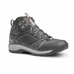 QUECHUA WATERPROOF NATURE HIKING SHOES Carbon grey
