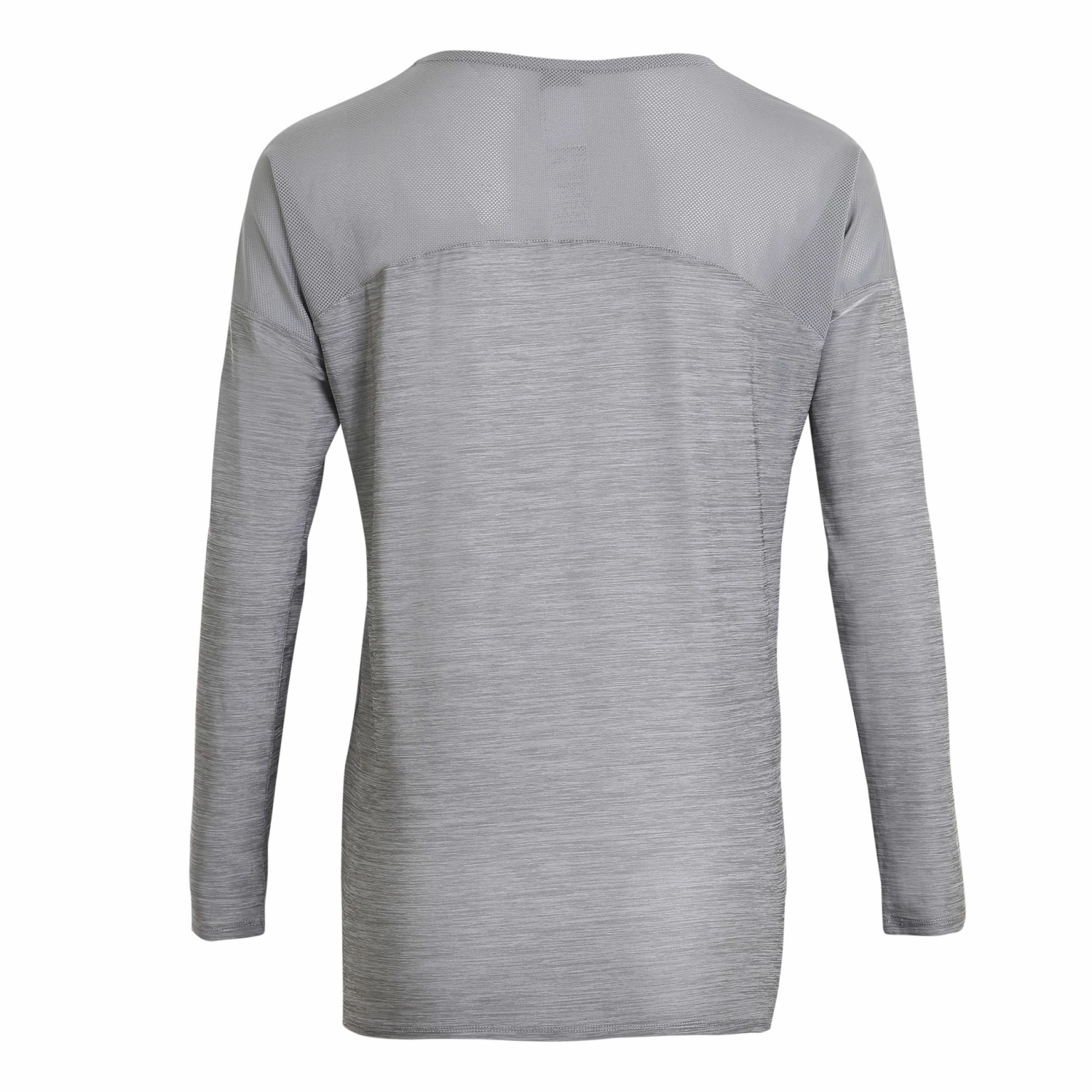 DOMYOS Women's Fitness Cardio Training Long-Sleeved T-Shirt 120 Lunar grey/Pewter 1 DOMYOS Women's Fitness Cardio Training Long-Sleeved T-Shirt 120 Lunar grey/Pewter