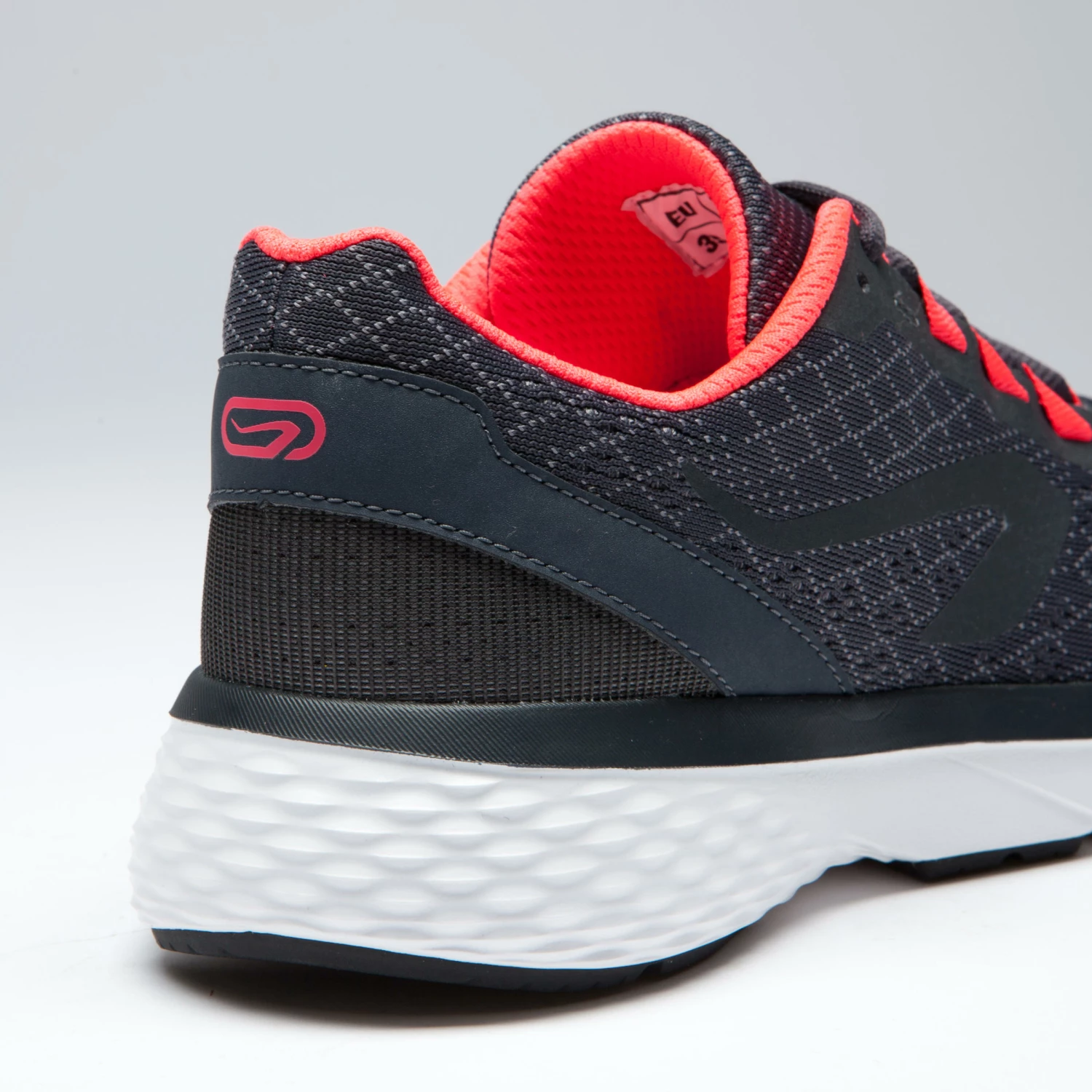 KALENJI RUN SUPPORT WOMEN'S RUNNING SHOES GREY CORAL PINK 11 KALENJI RUN SUPPORT WOMEN'S RUNNING SHOES GREY CORAL PINK - Image 11