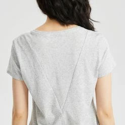 QUECHUA Women's Country Walking T-shirt GREY 17 QUECHUA Women's Country Walking T-shirt GREY -Women Sports Elegant Store kcb3262744644bb6f0b231d3527d7dda5