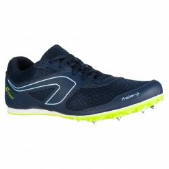 KALENJI ATHLETICS SHOES WITH SPIKES Navy blue