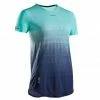 ARTENGO Women's Tennis T-Shirt TS Light 990 Fluo peach/Bright tomato