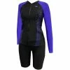 ARENA arena LADIES SWIMWEAR STARDUST AQSLIM LONG SLEEVES 2 PIECES DARK PURPLE