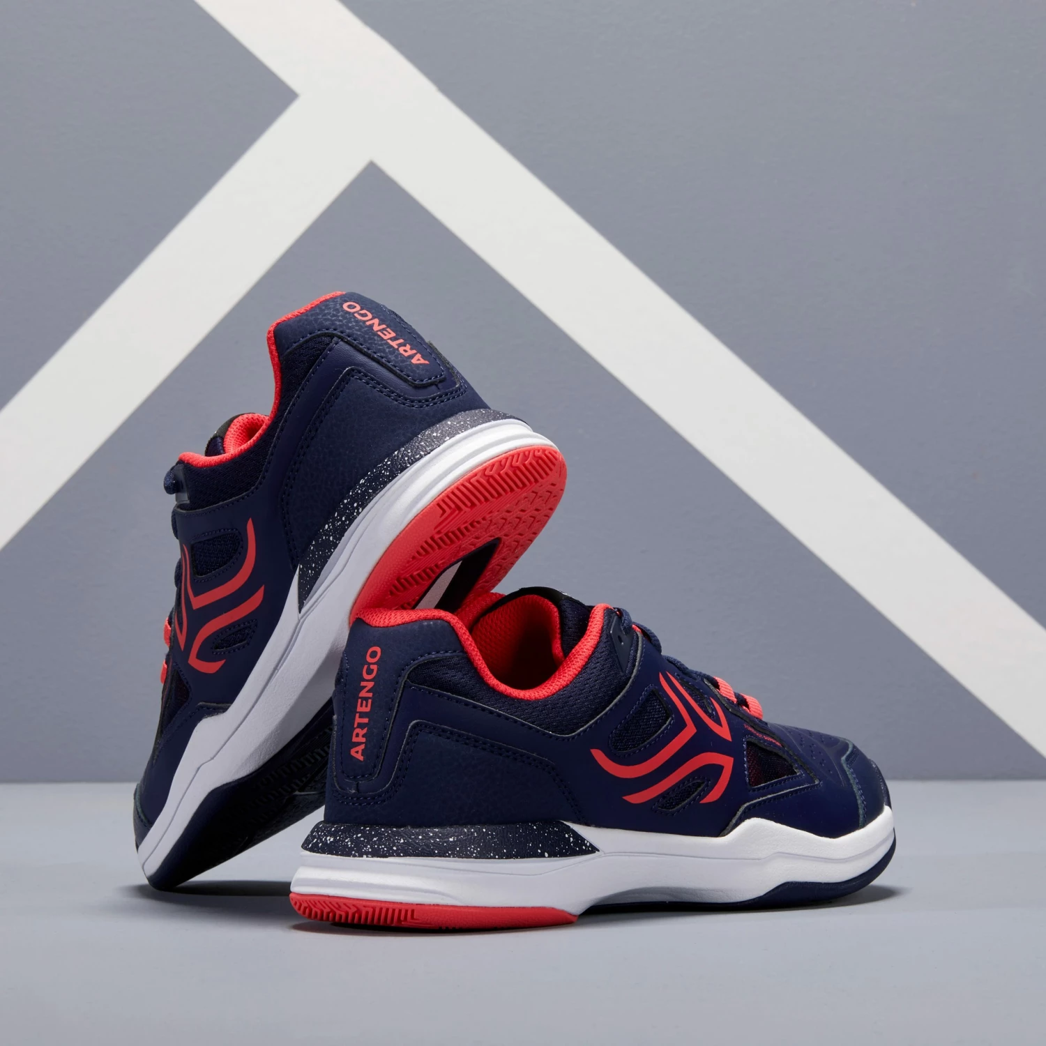 ARTENGO Women's Tennis Shoes TS500 Navy blue 7 ARTENGO Women's Tennis Shoes TS500 Navy blue - Image 7