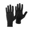 FORCLAZ Unisex Mountain Trekking Touchscreen-Compatible Liner Gloves Trek 500 BLACK/Charcoal grey/BLACK