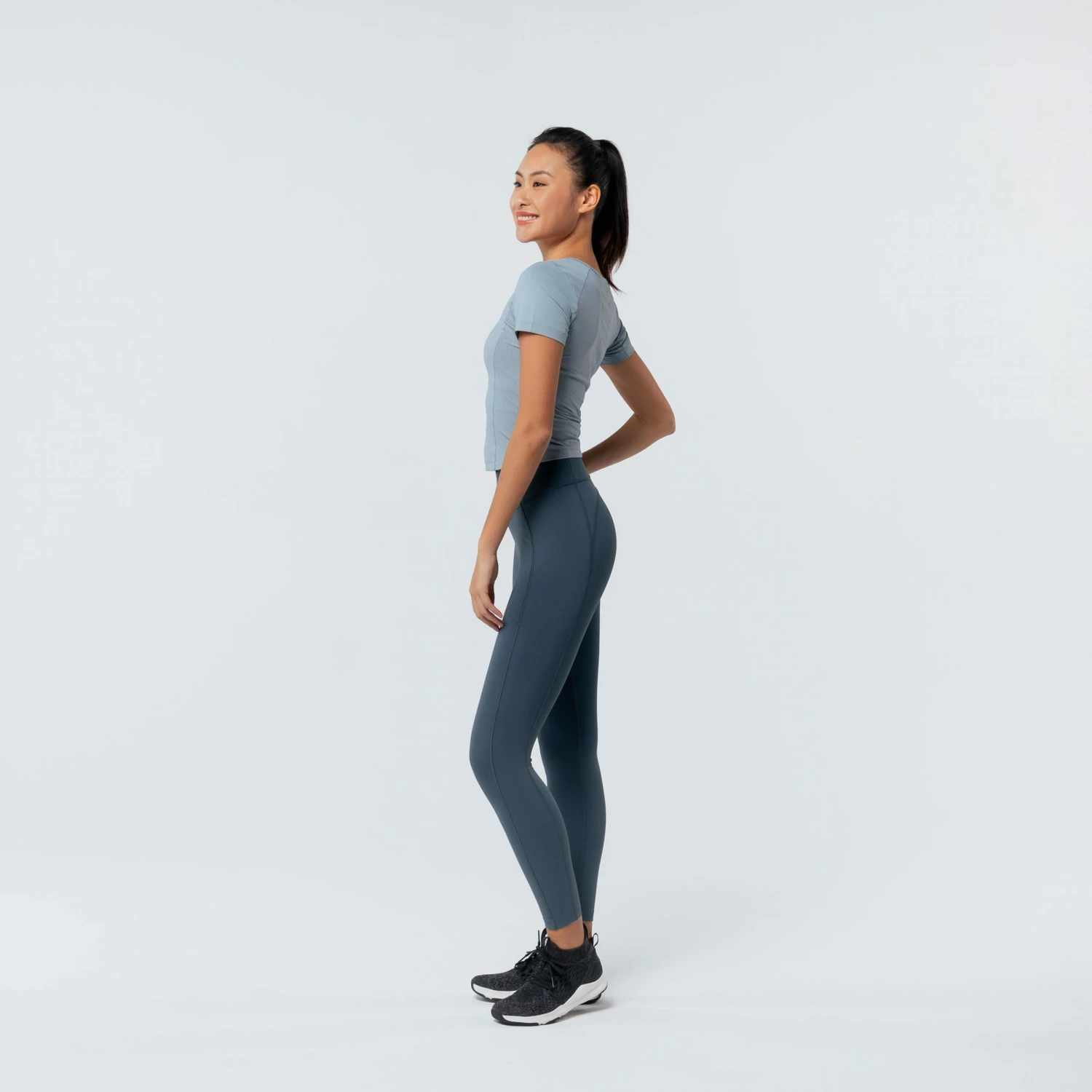 DOMYOS BODY BUILDING WOMEN CROP CN LIGHT BLUE GREY/LIGHT BLUE GREY 6 DOMYOS BODY BUILDING WOMEN CROP CN LIGHT BLUE GREY/LIGHT BLUE GREY - Image 6