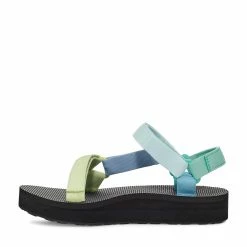 TEVA MIDFORM UNIVERSAL LIGHT GREEN MULTI WOMEN'S SANDALS GREEN -Women Sports Elegant Store kd7035f2976a74405f8c661791171c6bf