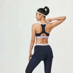 DOMYOS High Support Fitness Sports Bra 900 PURPLE -Women Sports Elegant Store kd92fb181d1c76d28a57501e09a60393e