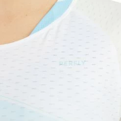PERFLY T-SHIRT 560 W WHITE GREEN BLUE Snow white/Light sky blue -Women Sports Elegant Store kd98a9dcbd78ab4dfbb399e4a476fb5f1