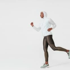 KALENJI Run Wind Women's Running Windproof Jacket Snow white/Foggy blue -Women Sports Elegant Store kd9e1098ac429ee4df974792715cc0f2e