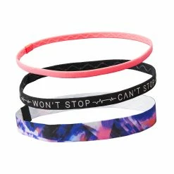 DOMYOS Fitness Hairbands Tri-Pack PINK/MULTI-COLOUR/PINK -Women Sports Elegant Store kda7d92372a60e76836b75d5a64e12c6b