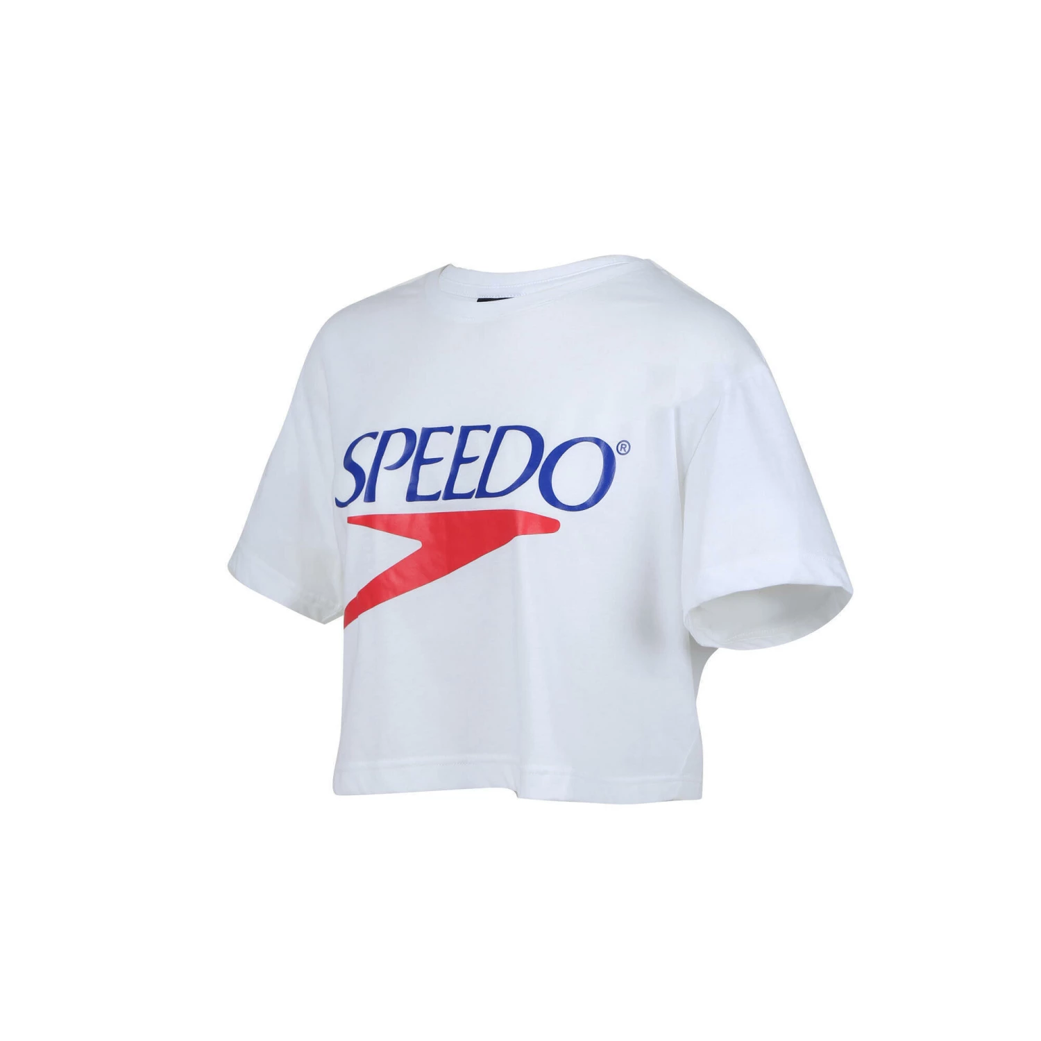 SPEEDO VINTAGE LADIES' CROP TEE Navy blue 2 SPEEDO VINTAGE LADIES' CROP TEE Navy blue - Image 2