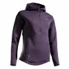 ARTENGO Women's Tennis Sweatshirt SW DRY 900 Dark aubergine
