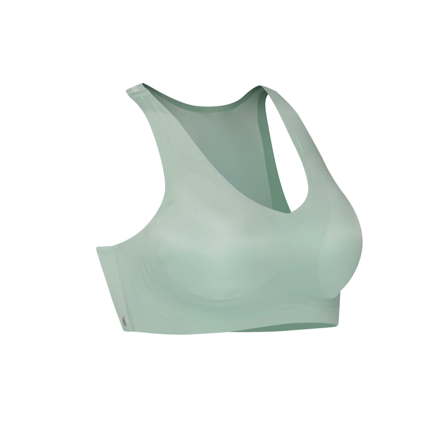 DOMYOS Light Support Close-Fitting Fitness Bra 160 BLACK 2 DOMYOS Light Support Close-Fitting Fitness Bra 160 BLACK - Image 2