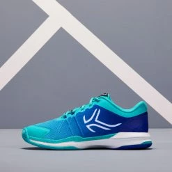 ARTENGO TS590 Women's Tennis Shoes Caribbean blue/Midnight indigo 13 ARTENGO TS590 Women's Tennis Shoes Caribbean blue/Midnight indigo -Women Sports Elegant Store kdea87a9e088e1959713c315e8aa8231b