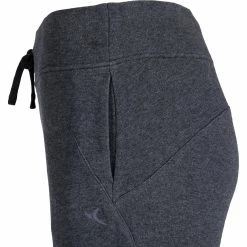 DOMYOS Women's Pilates Gentle Gym Slim-Fit Bottoms 560 DARK GREY -Women Sports Elegant Store kdfccb983736cf5bfee1873f5d7fc8bac