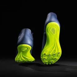 KALENJI AT SPRINT ATHLETICS SPIKES Navy blue/Light sky blue/Fluo lime yellow -Women Sports Elegant Store ke0d7b6acfd3efa36ed8635246bdedf00