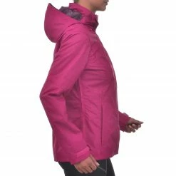 QUECHUA Women’s waterproof mountain walking rain jacket MH100 – Pink PINK -Women Sports Elegant Store ke0ee243f700ac69b0762aad733419c23 1