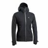 QUECHUA Women's Waterproof Mountain Walking Jacket BLACK