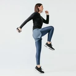 KALENJI Women's Running Long-Sleeved T-Shirt Run Sun Protect BLACK 12 KALENJI Women's Running Long-Sleeved T-Shirt Run Sun Protect BLACK -Women Sports Elegant Store ke37443c34c809ade25706ad2d4af3c0c