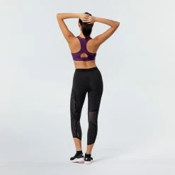 DOMYOS Women's Fitness Cardio Training Sports Bra 500 Eggplant 17 DOMYOS Women's Fitness Cardio Training Sports Bra 500 Eggplant -Women Sports Elegant Store ke3e4b402528cb06f95dd2b0a7939efde