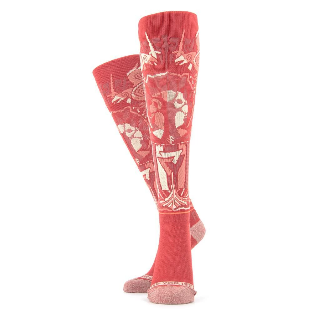 FLIPPOS FLIPPOS Compression Socks BLUE/Brick red 2 FLIPPOS FLIPPOS Compression Socks BLUE/Brick red - Image 2