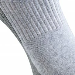 OXELO Women's Skating Socks FIT LIGHT GREY/Dark mulberry -Women Sports Elegant Store ke6c70c658e791b31c570fdfd49cefe6c