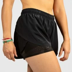 DOMYOS 500 Women's Cross Training Shorts BLACK/BLACK -Women Sports Elegant Store ke6e05fc3ca7fcddd907d3420a5942cf3