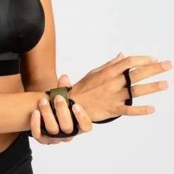 CORENGTH Two-Finger Cross-Training Hand Grips BLACK/Khaki brown -Women Sports Elegant Store kee364775374f82ab75d5303c12f97497