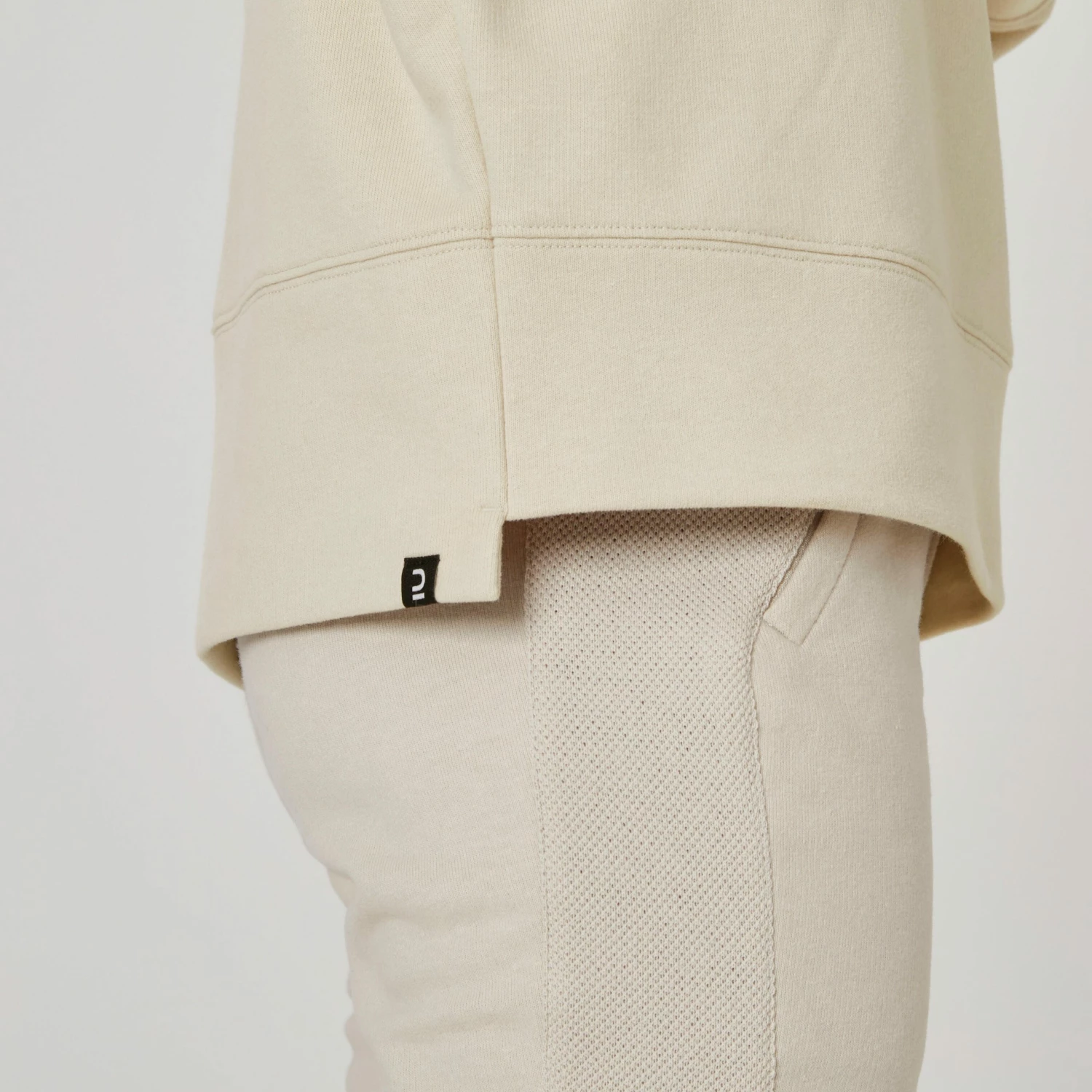 DOMYOS Loose Fitness Sweatshirt Linen 6 DOMYOS Loose Fitness Sweatshirt Linen - Image 6