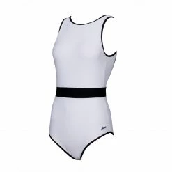 SPEEDO YACHT SETTERS LADIES ONE-PIECE SWIMSUIT WHITE