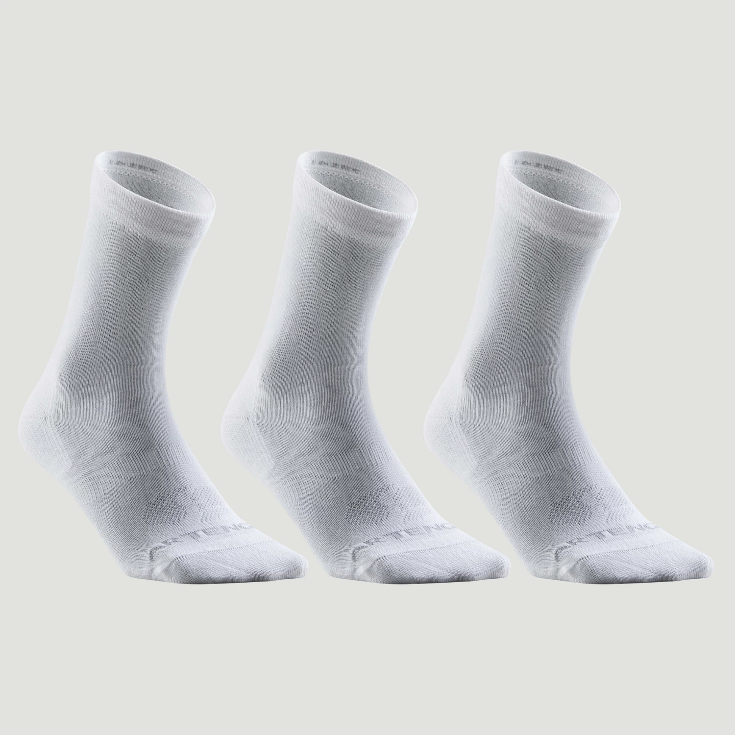 ARTENGO High Sports Socks RS 160 Tri-Pack BLACK 3 ARTENGO High Sports Socks RS 160 Tri-Pack BLACK - Image 3