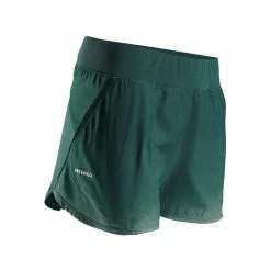 ARTENGO Women's Tennis Shorts SH Dry 500 Verdigris