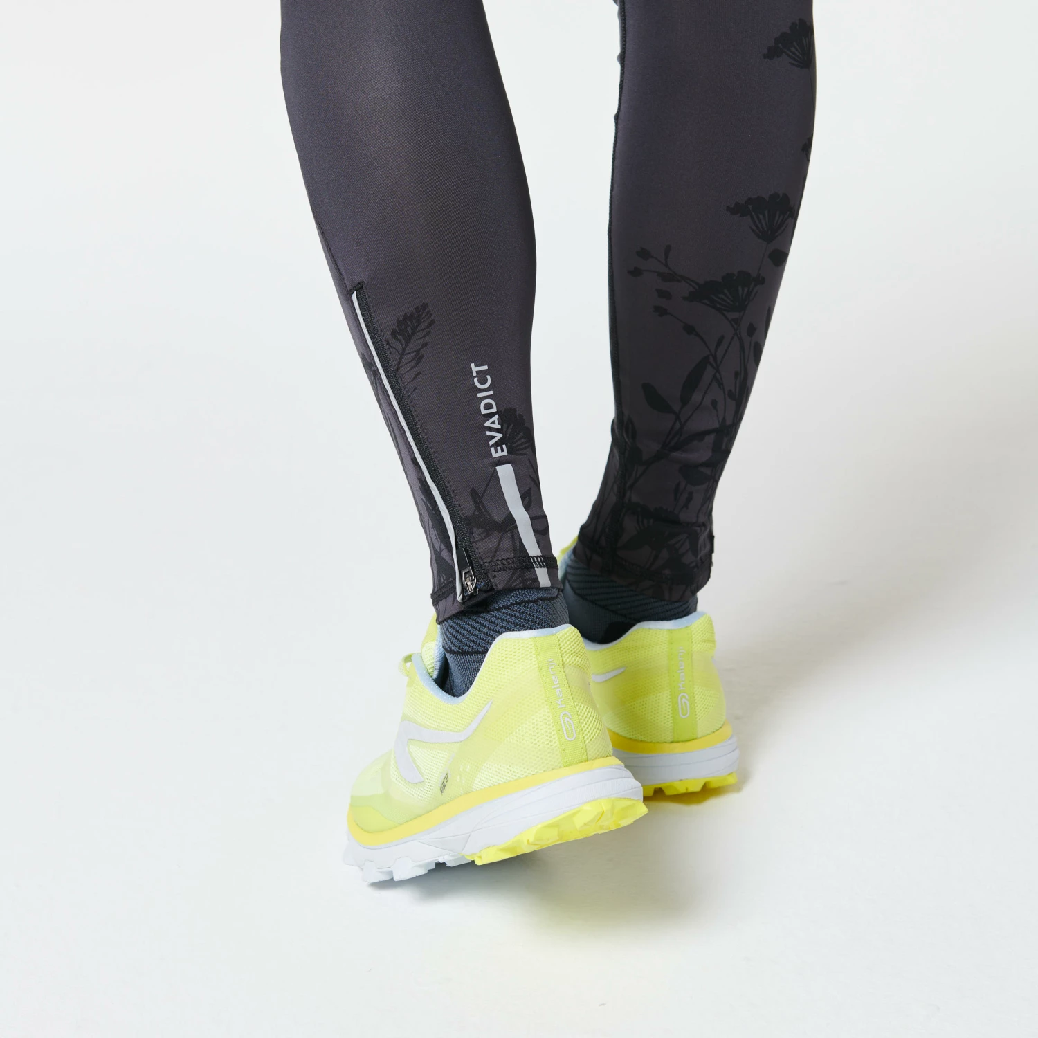 EVADICT WOMEN'S TRAIL RUNNING TIGHTS GREY 11 EVADICT WOMEN'S TRAIL RUNNING TIGHTS GREY - Image 11