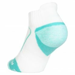 ARTENGO Low Sport Socks RS 900 Tri-Pack WHITE/Pale turquoise -Women Sports Elegant Store kfc952a7202e10b6a021931ac827db553
