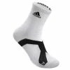 ADIDAS Wucht P5.1 Badminton Socks Mid Cut White/Black BLACK/Orange