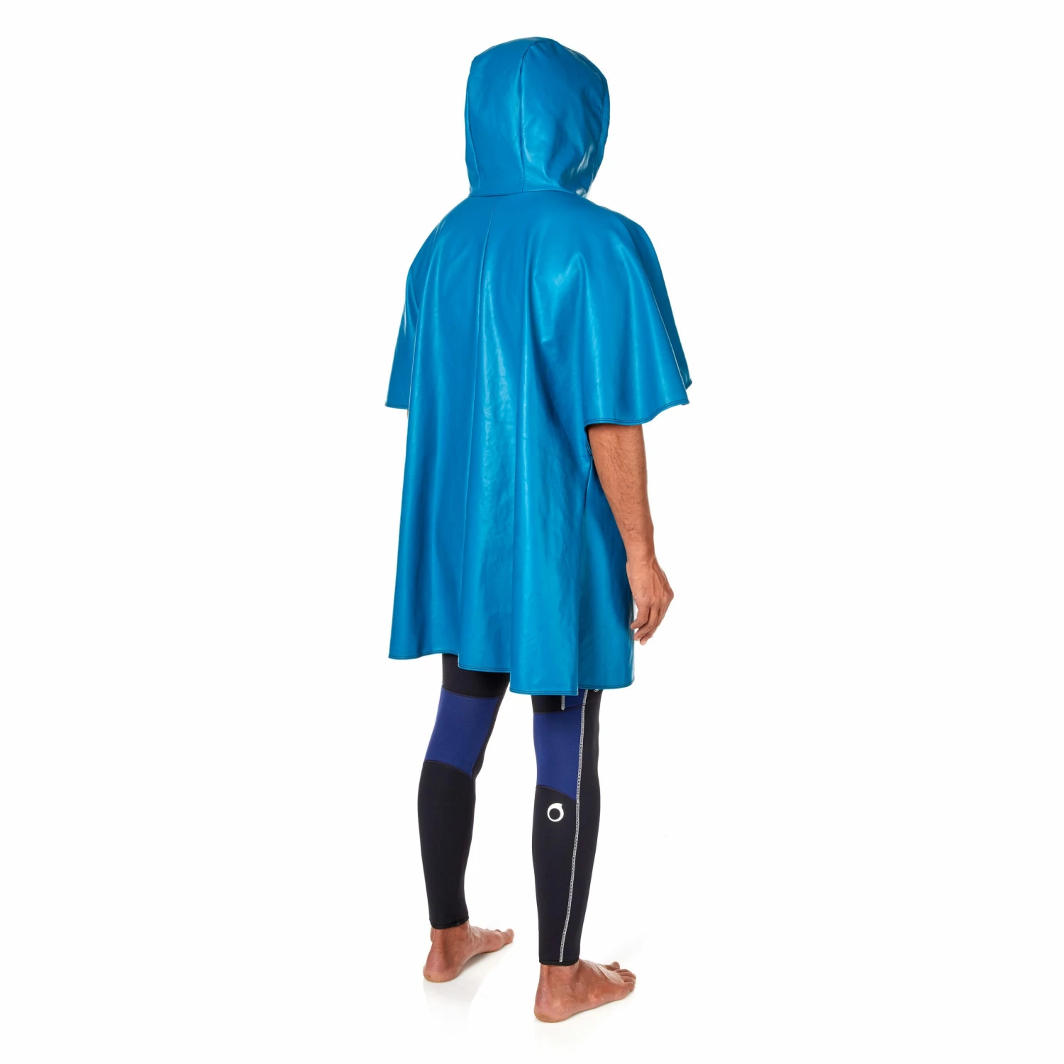 SUBEA SCD windbreaker fleece poncho for scuba diving blue Deep petrol blue 5 SUBEA SCD windbreaker fleece poncho for scuba diving blue Deep petrol blue - Image 5
